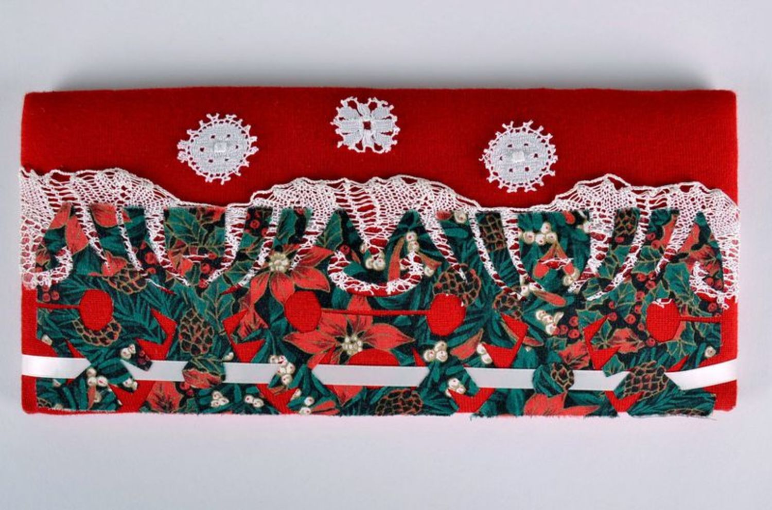 Panneau décoratif pour Noël Lis en textile photo 4