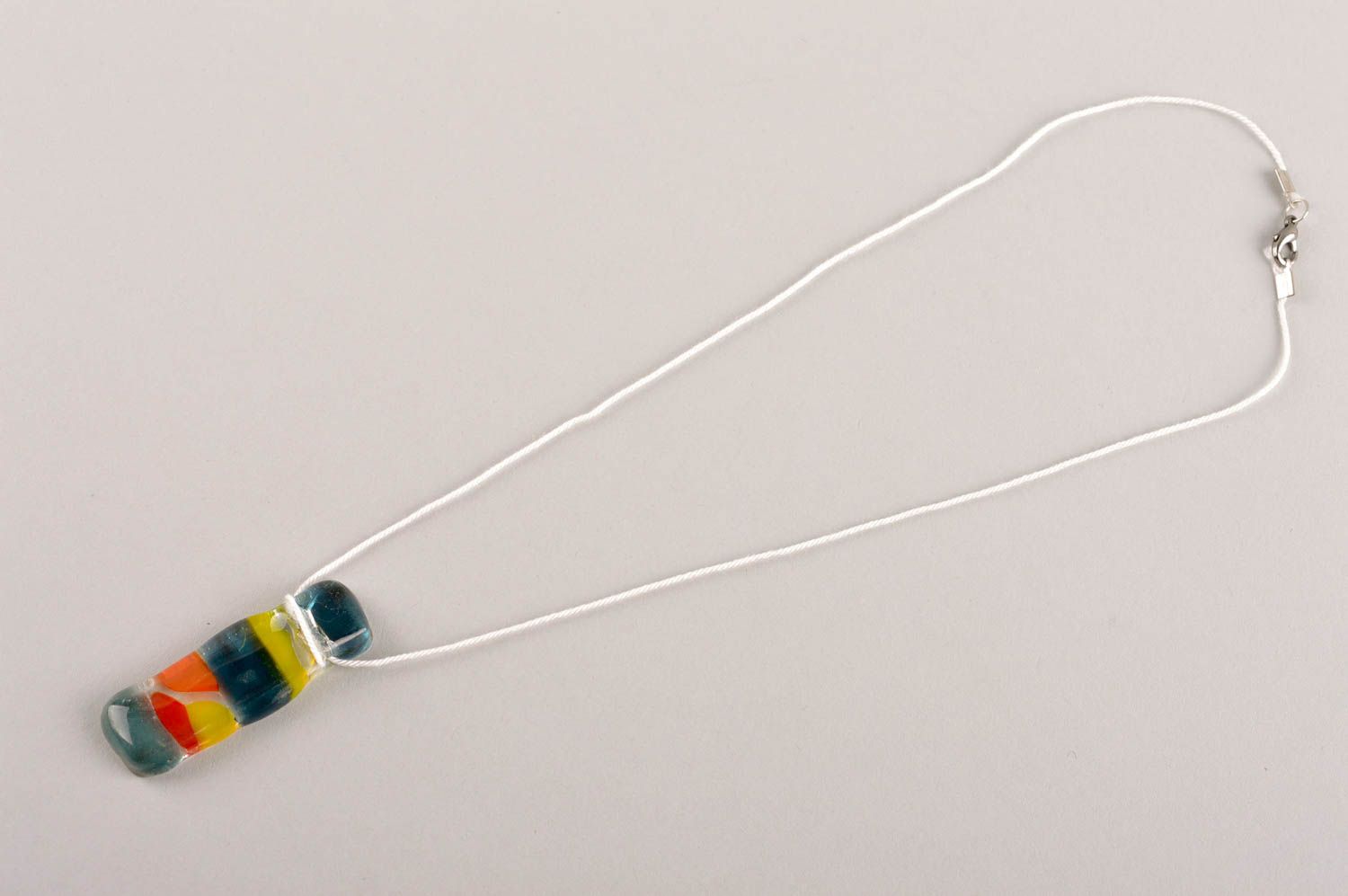 Handmade pendant designer accessory glass pendant for women gift ideas photo 4
