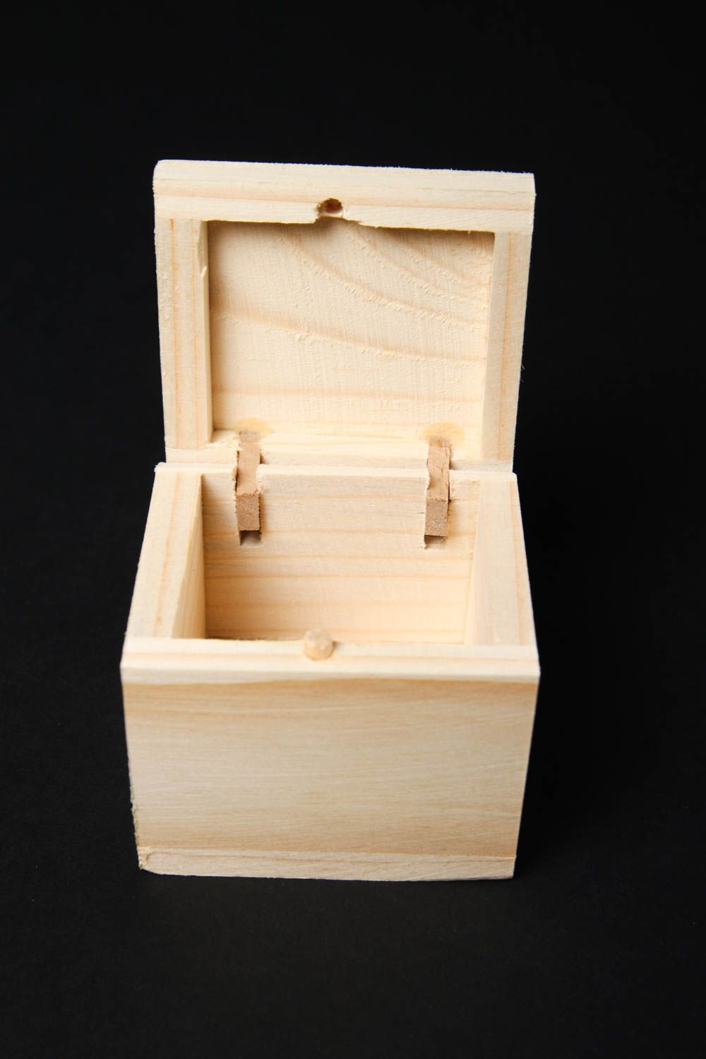Boîte à décorer faite main Coffret en bois d'épicéa naturel Loisirs créatifs photo 3