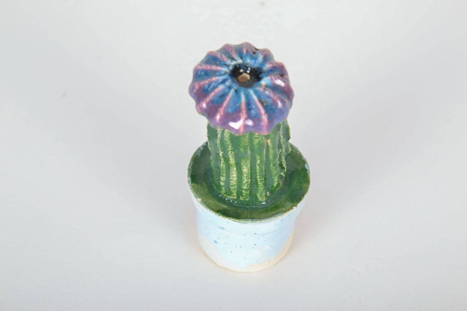 Figurine céramique faite main Cactus  photo 3