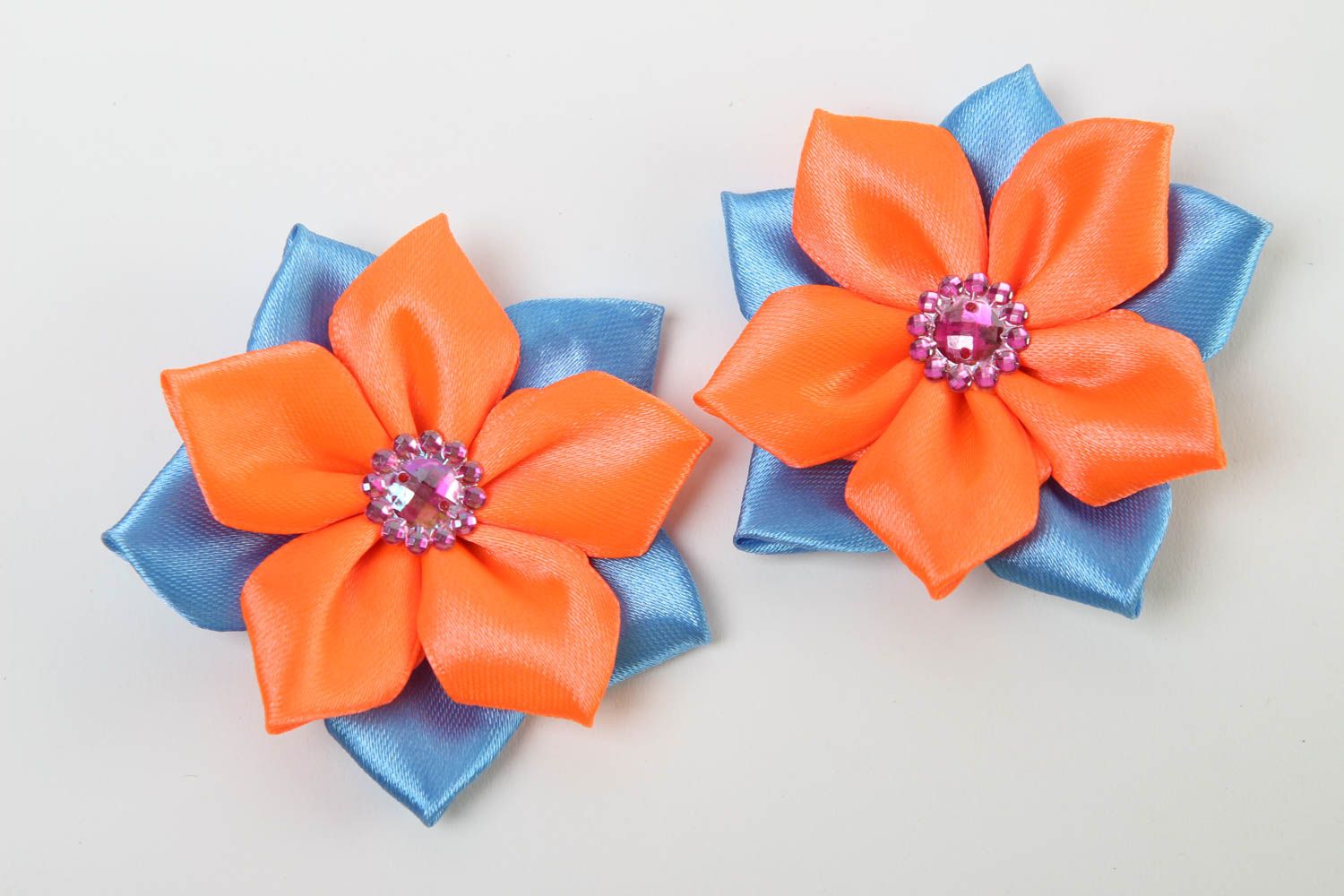 Handmade jewelry hair accessories flower hair clips gifts for girls hair jewelry photo 2