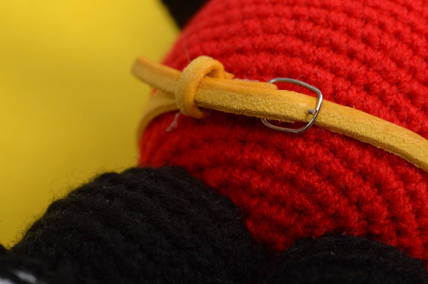 Мягкая игрушка ручной работы детская игрушка ППанда со штангой игрушка крючком фото 4