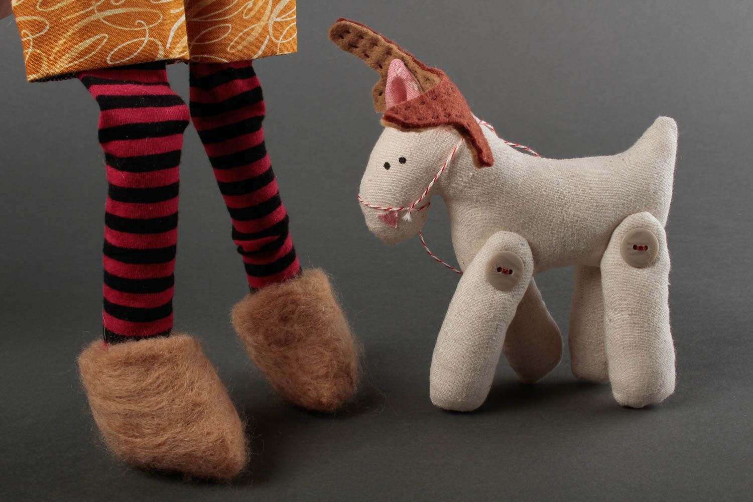 Schöne Deko Puppe handgemachte Designer Puppe Stoff Spielzeug Weihnachtsmann  foto 5