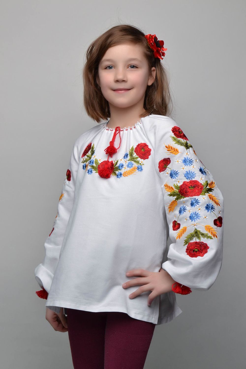 Embroidered blouse for child photo 1