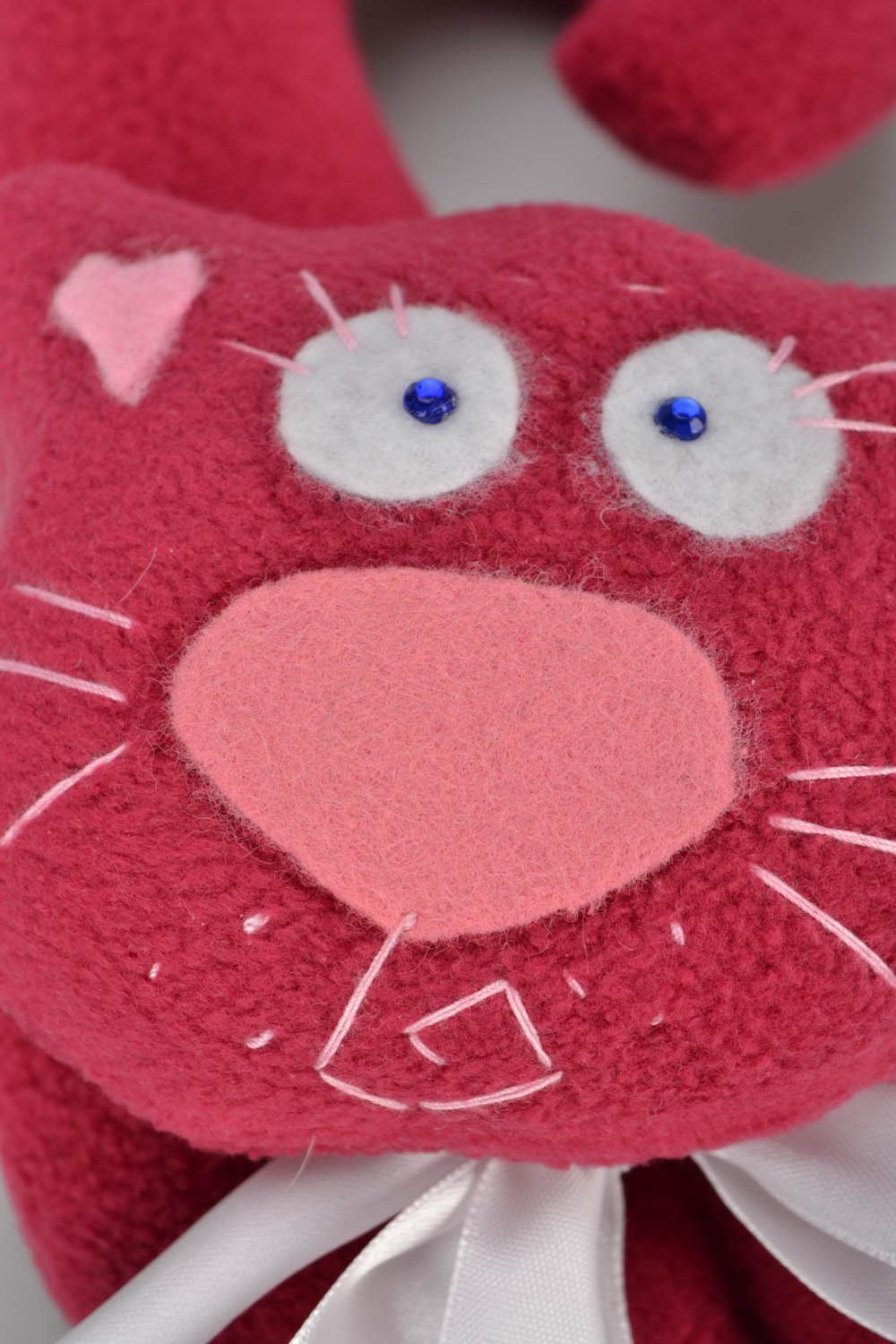 Мягкая игрушка Розовый кот  фото 6