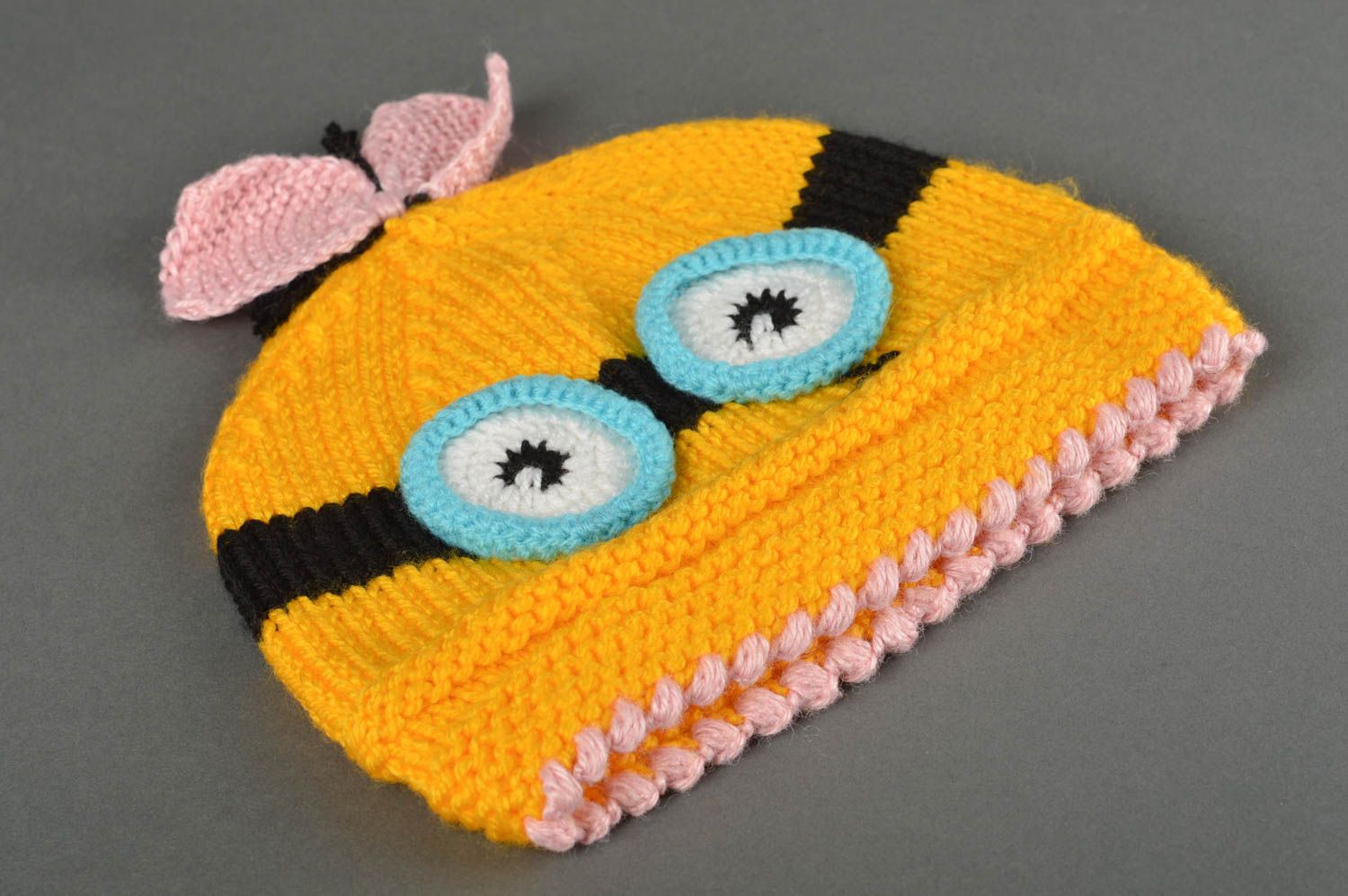 Handmade crochet hat baby girl hat baby boy hats kids accessories kids gifts photo 4