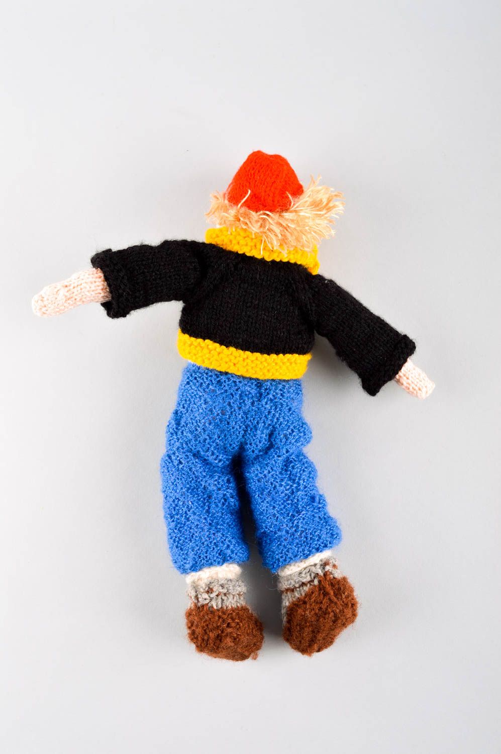 Jouet tricoté Peluche faite main Cadeau enfant design unique formidable photo 3