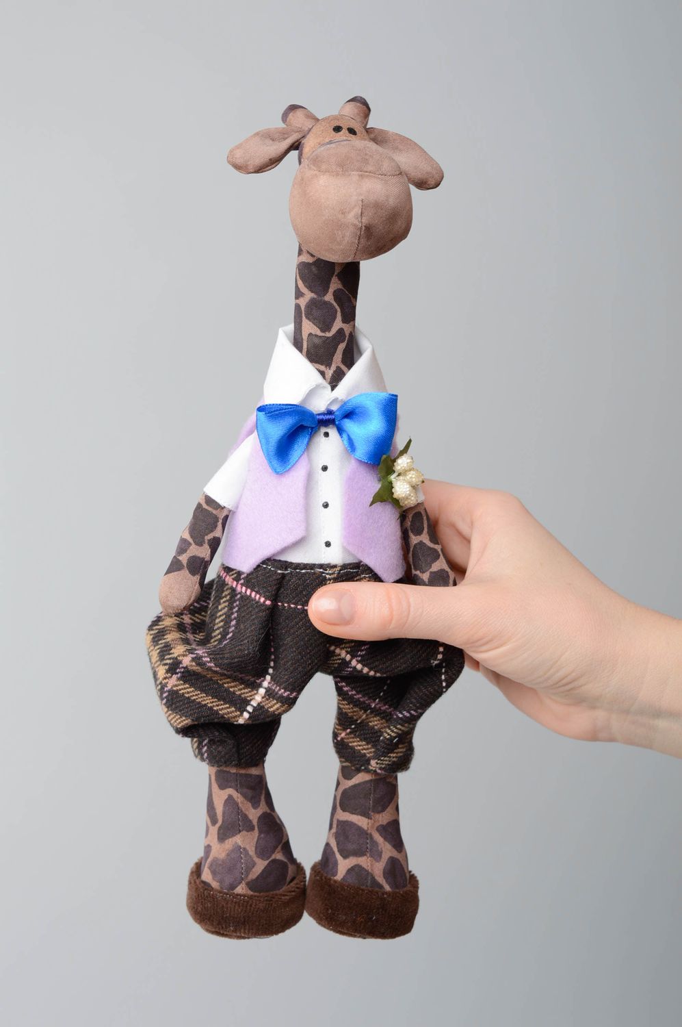 Designer soft toy soaked with coffee Giraffe photo 4