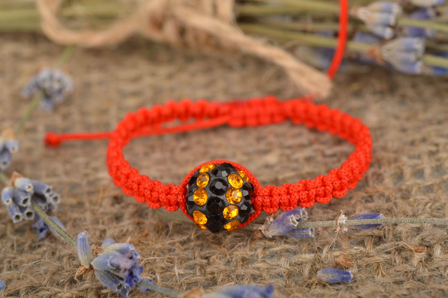 Handmade thin braided bracelet with ties friendship bracelet designs gift ideas photo 1