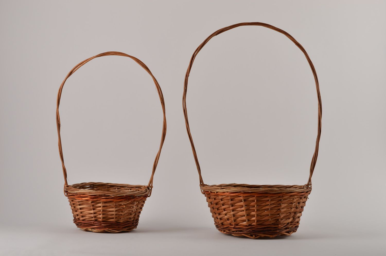Handmade designer woven baskets 2 beautiful baskets stylish home decor photo 3