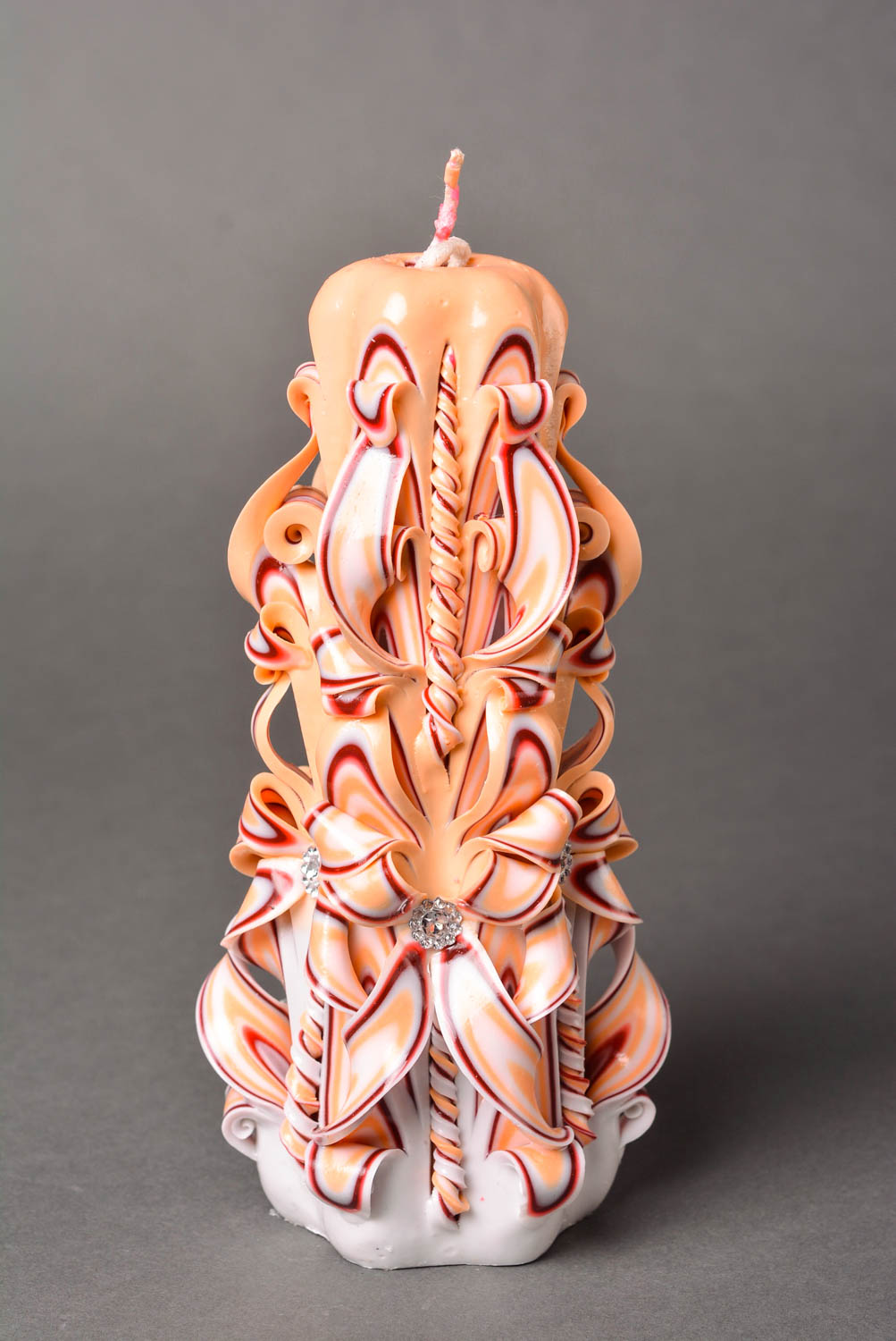 Kerze aus Paraffin handmade buntes Teelicht originelles Geschenk süße Dekoidee foto 2
