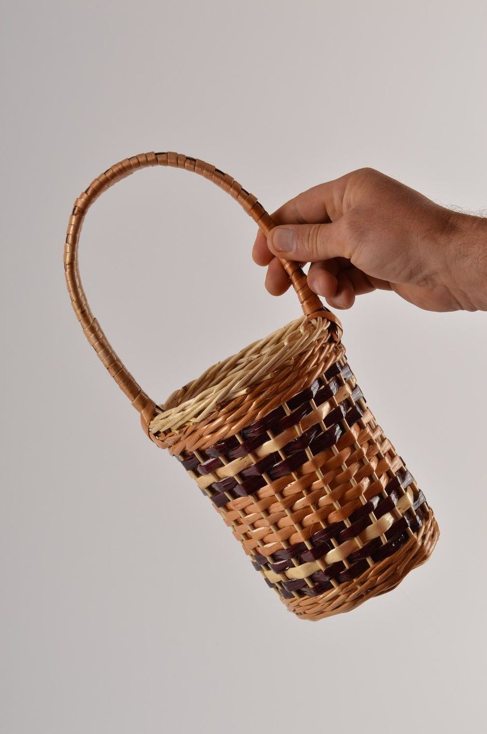 Beautiful handmade woven cachepot stylish cache pot cool bedrooms gift ideas photo 2
