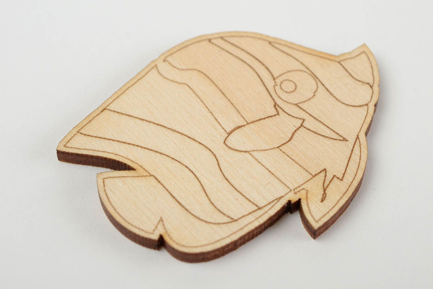 Deko Fisch handmade Holzrohling zum Bemalen Holzartikel zum Gestalten originell foto 4