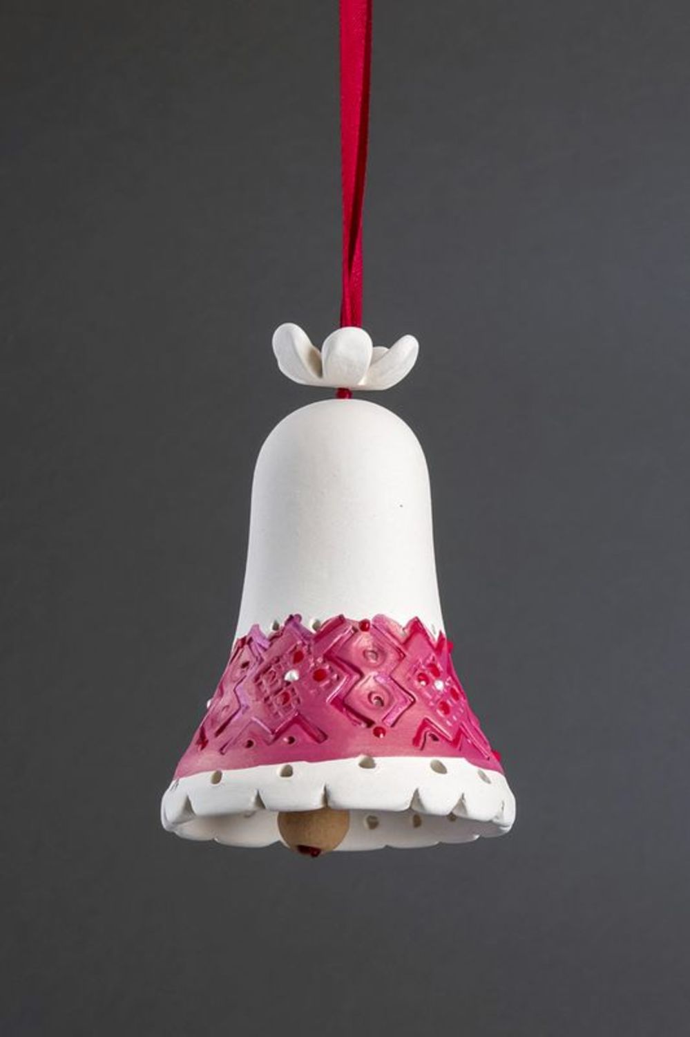 Colorful ceramic bell photo 1
