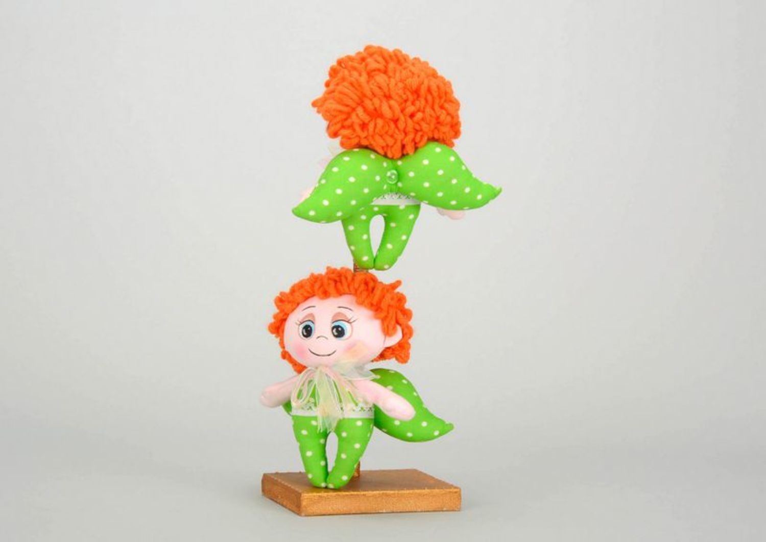 Soft toy Tilda doll Red-haired angels photo 4