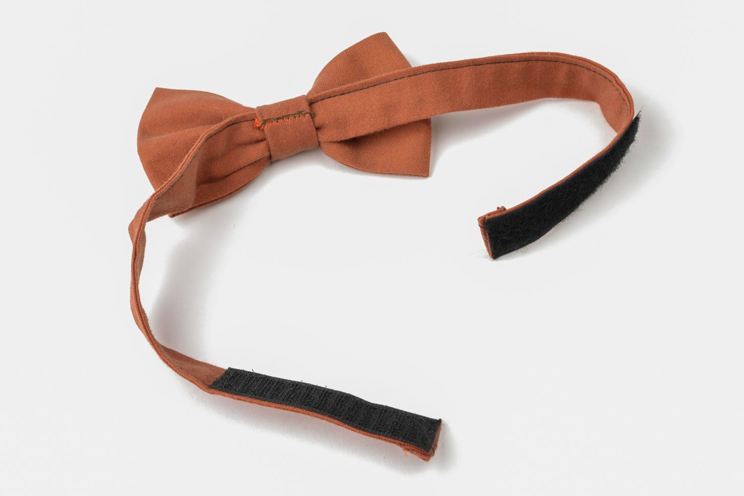 Brown bow tie photo 5