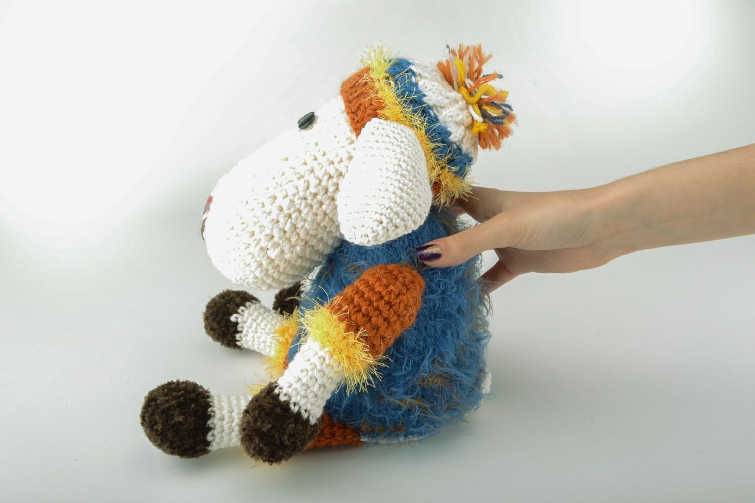 Crochet toy Winter Sheep photo 1