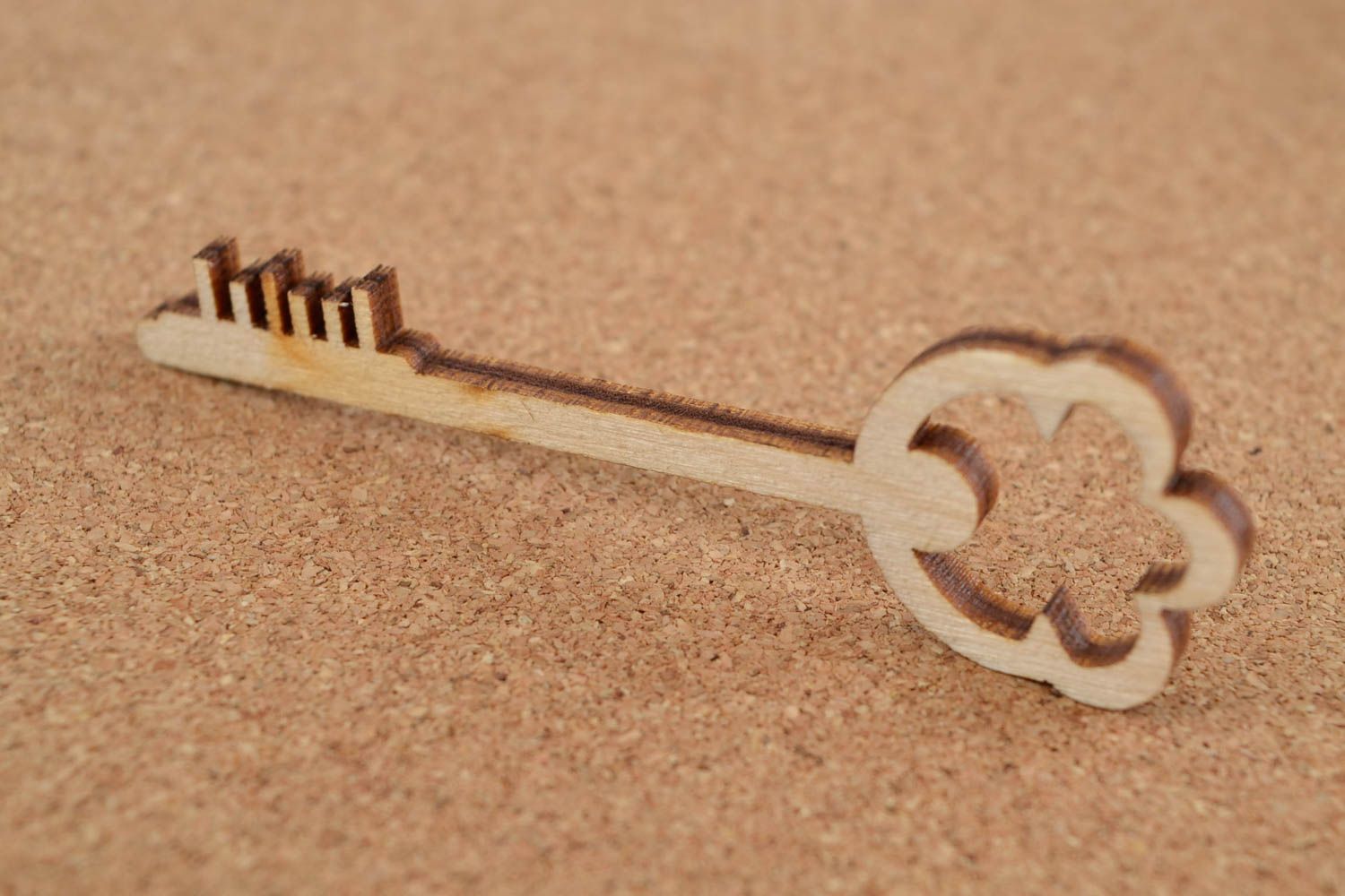 Schlüssel Figur zum Bemalen Holz Rohling Miniatur Figur Designer Handarbeit foto 1