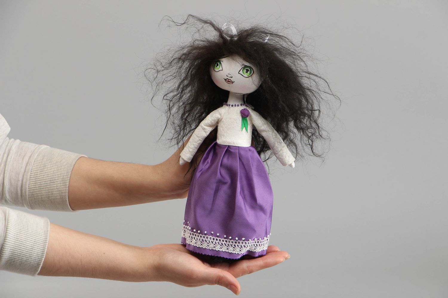 Fabric doll Daughter of Witch photo 3