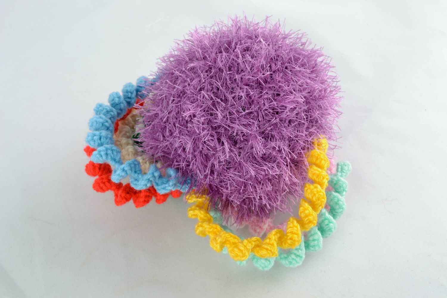 Unusual soft crochet toy  photo 3