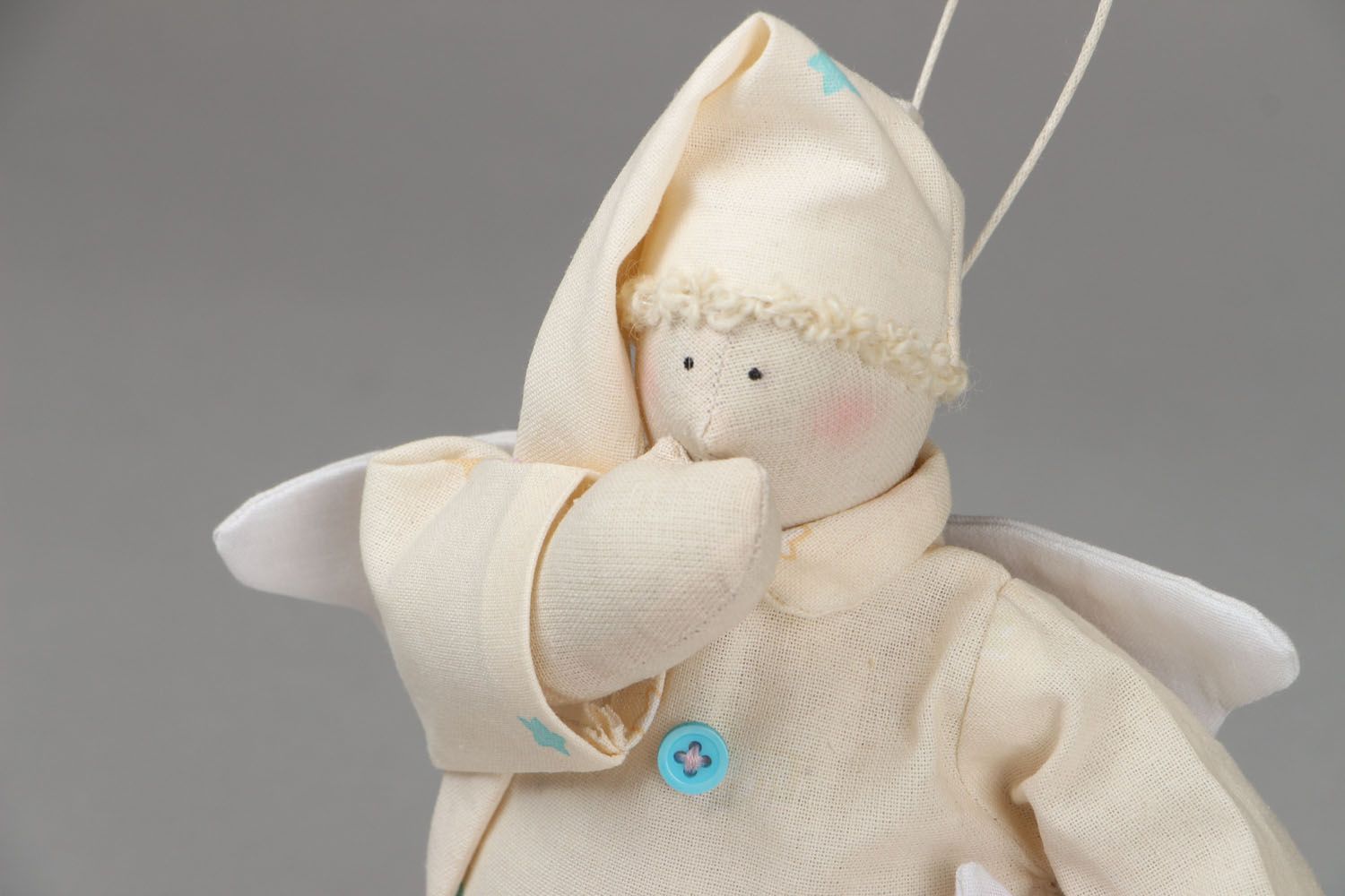 Текстильная игрушка Сонный ангел фото 2