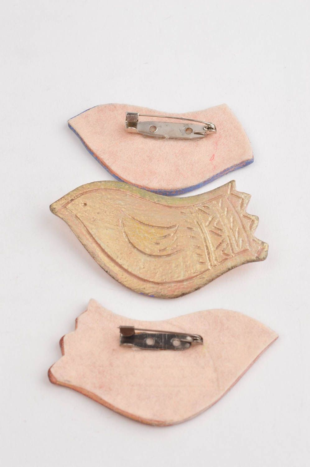 Tres broches hechos a mano accesorios de moda regalo original para mujer foto 3