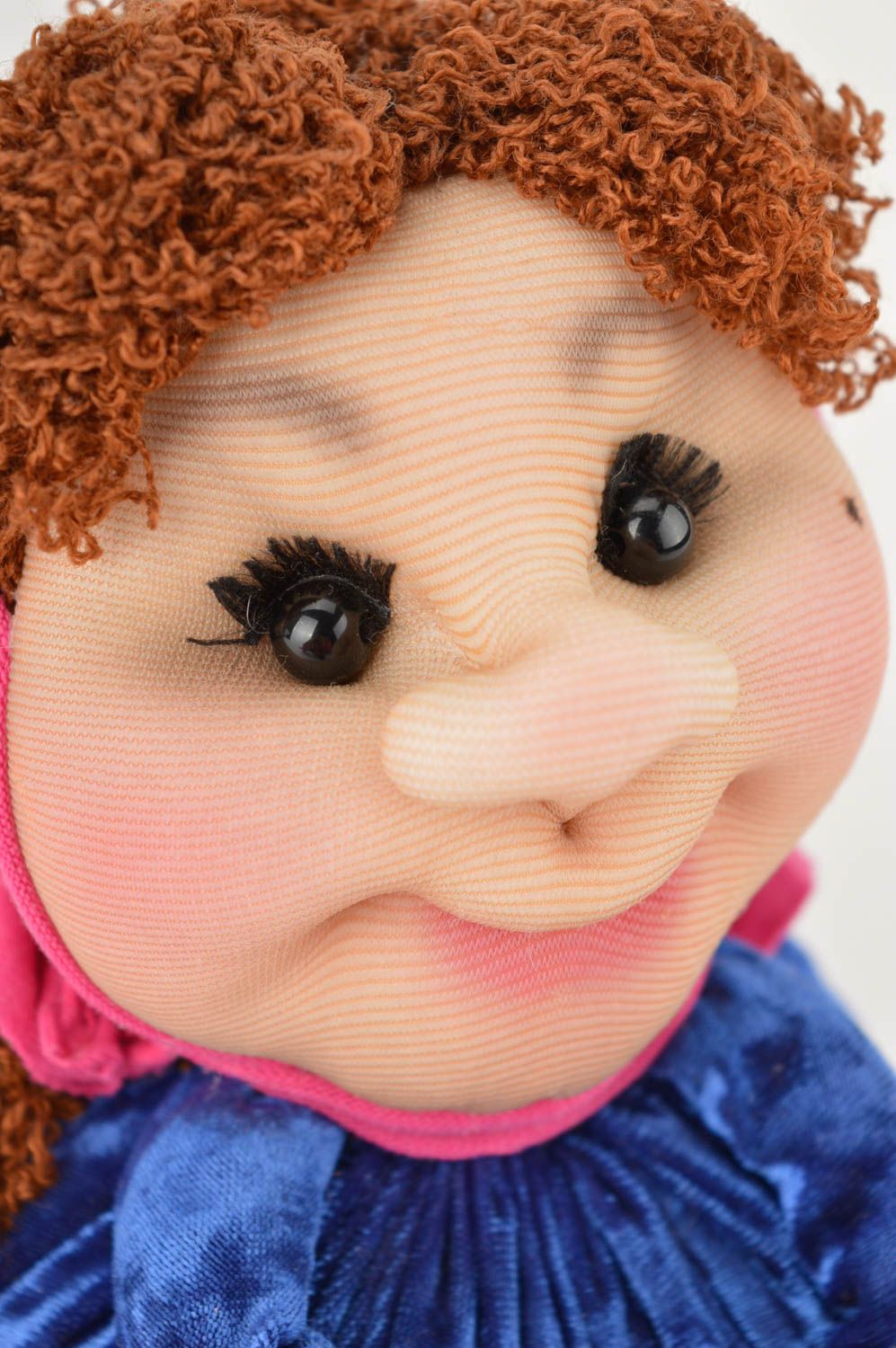 Авторская кукла игрушка ручной работы дизайнерская кукла забавная чулочная фото 3