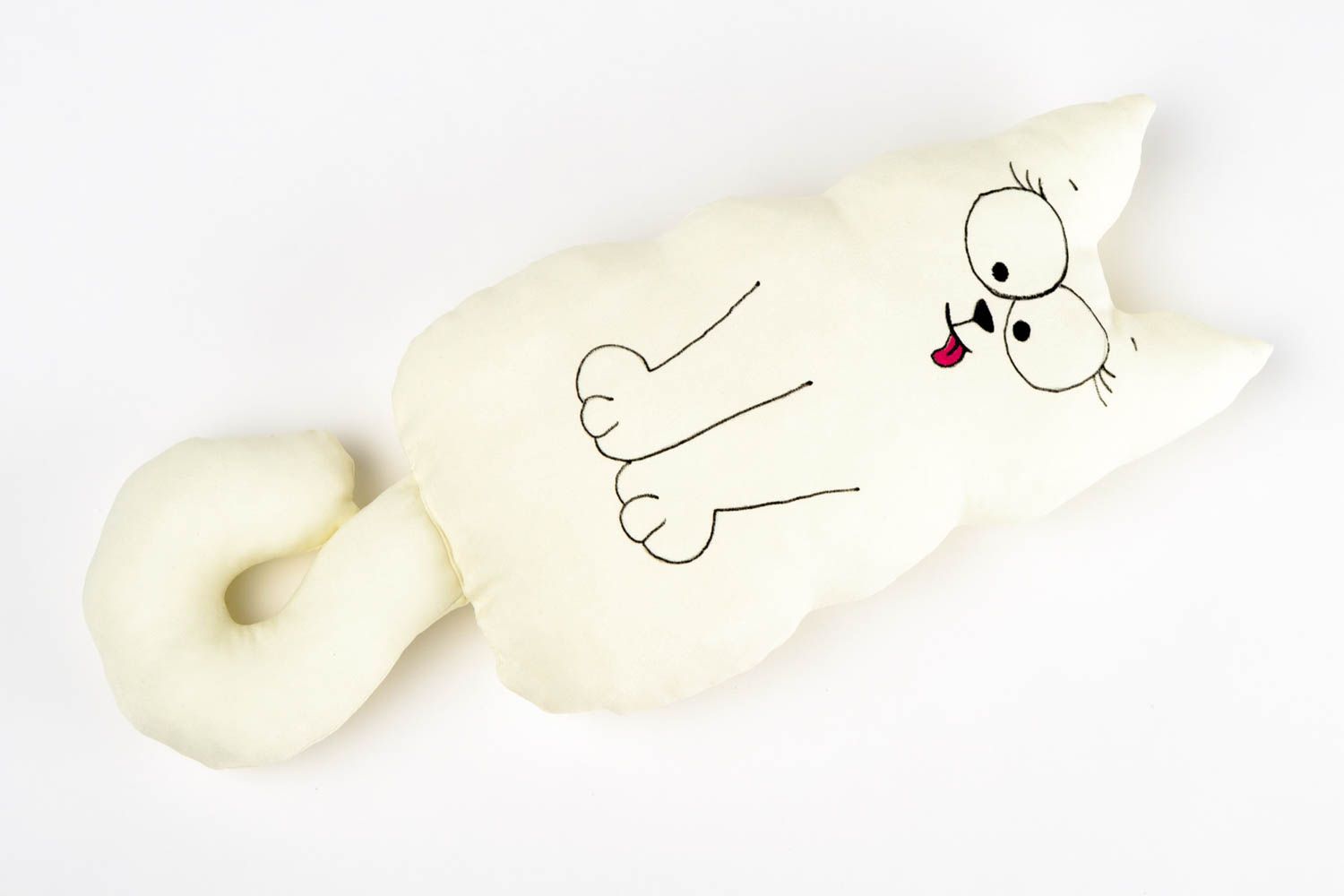 Игрушка-подушка ручной работы детская подушка милая детская игрушка из ткани фото 4
