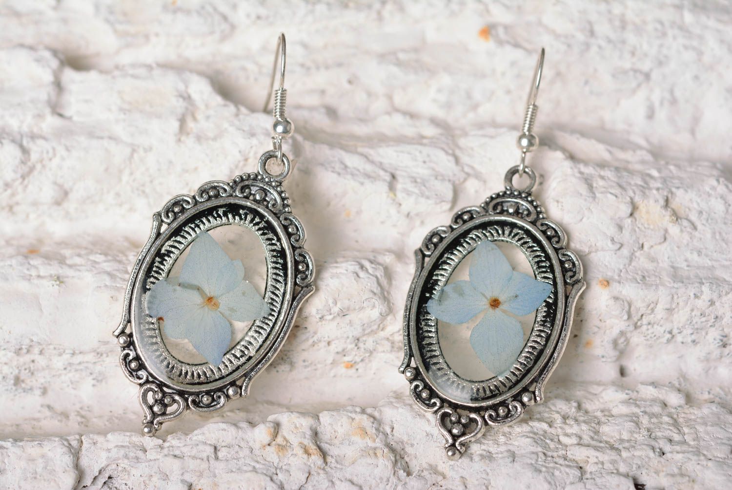 Handmade accessories fashion earrings metal earrings gifts for women epoxy items photo 1
