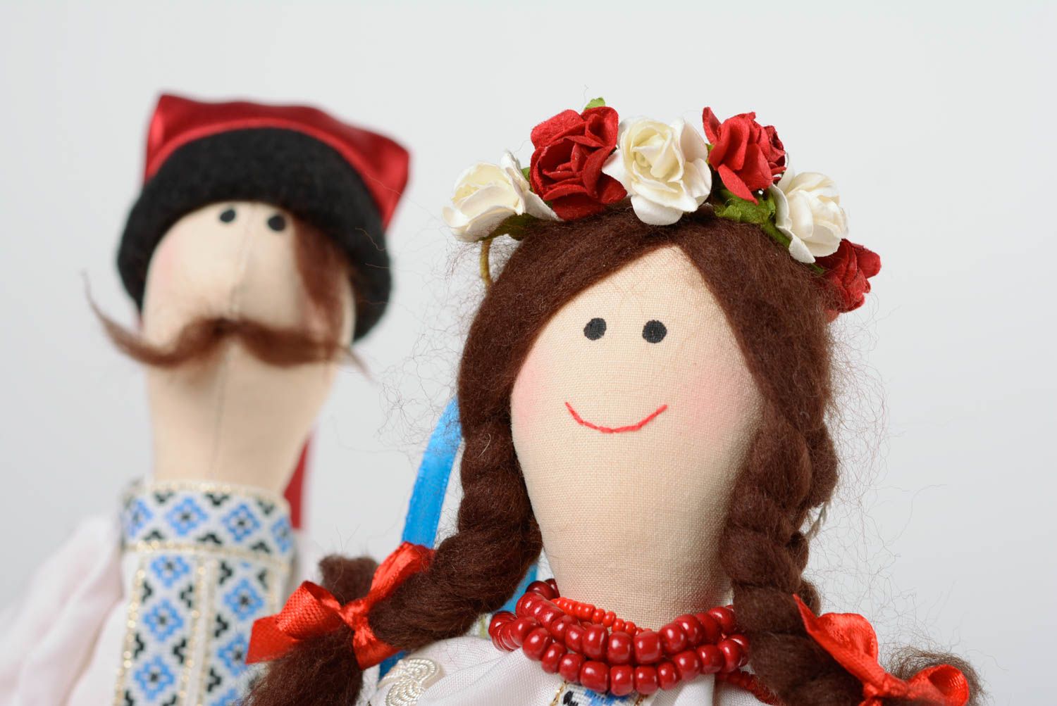Muñeca de tela artesanal regalo para niña peluche original Chica ucraniana foto 4