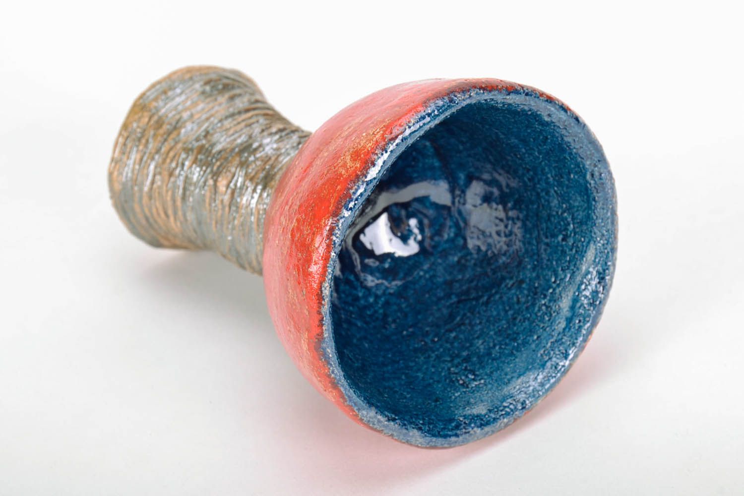 Vaso de cerámica coloreado foto 3