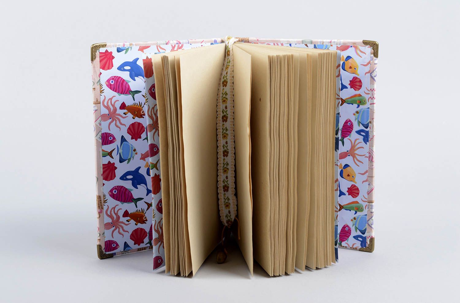 Grelles schönes Notizbuch handmade ausgefallenes Geschenk Design Notizblock  foto 4