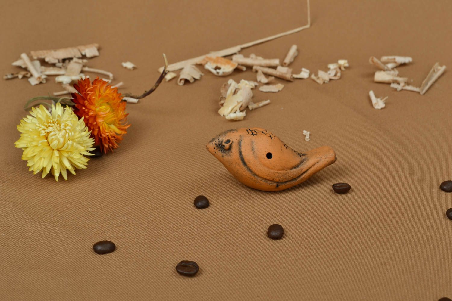 Ceramic folk toy whistle photo 5