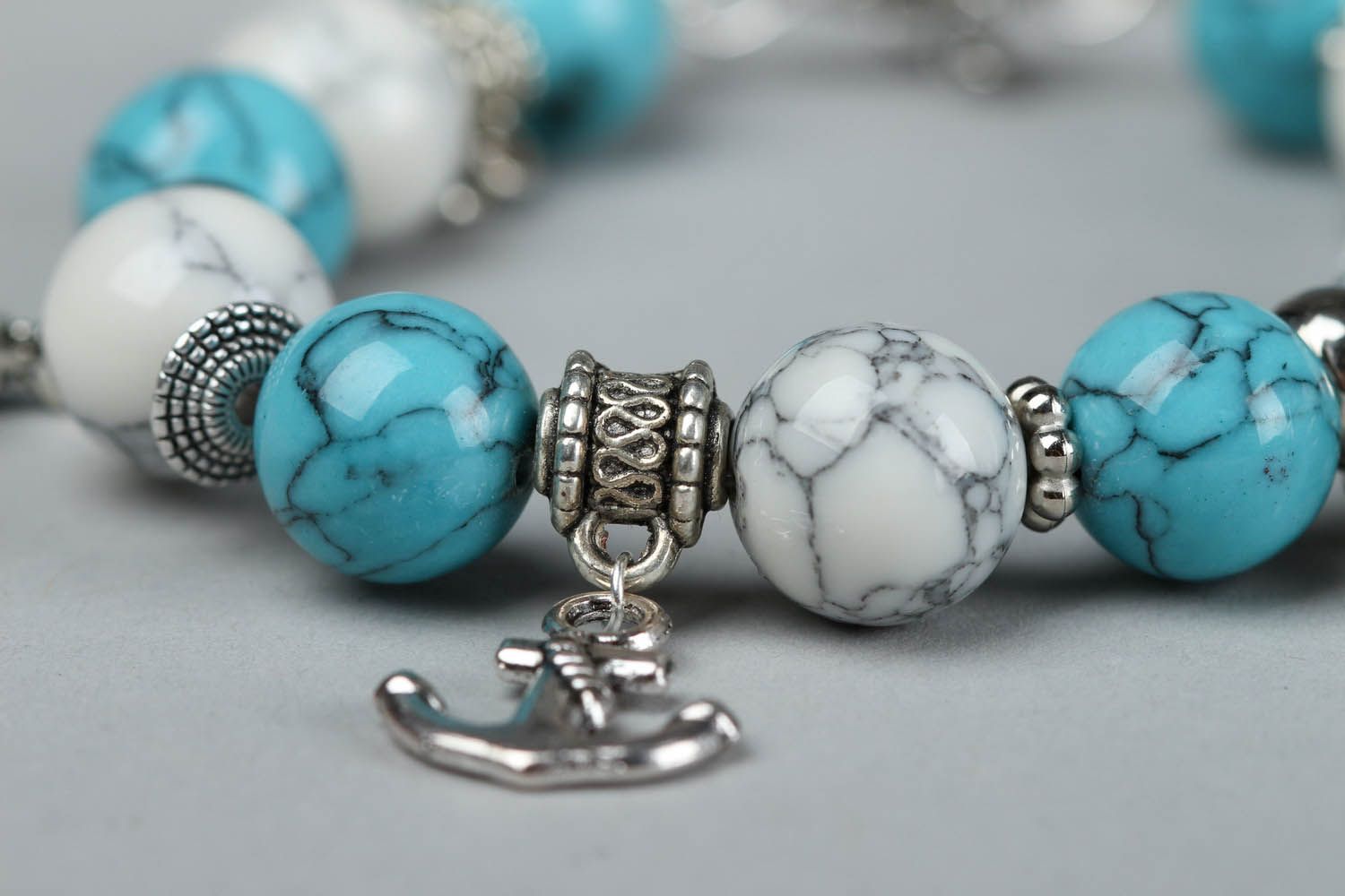 Bracelet with natural stones photo 3