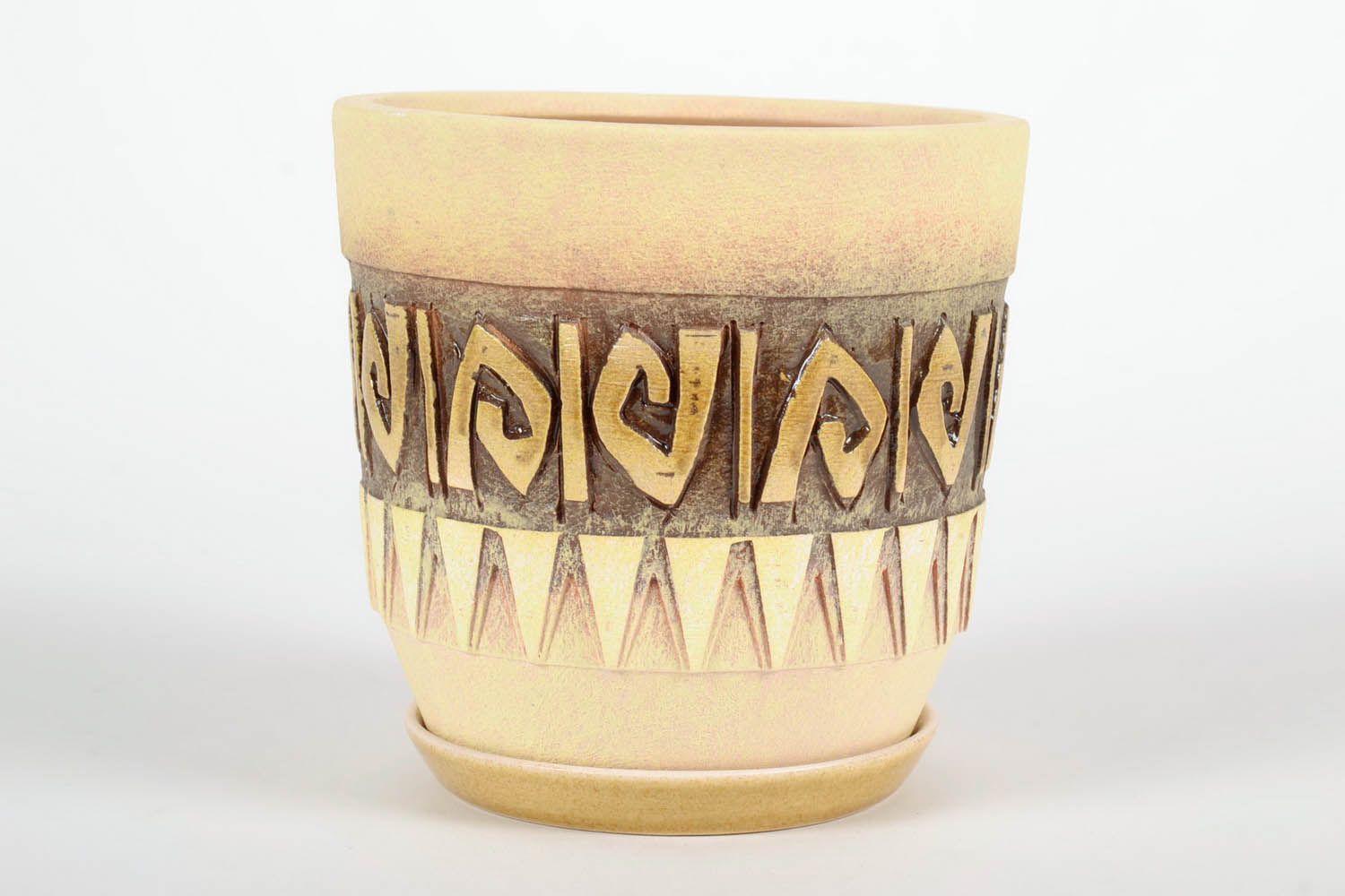Keramik-Blumentopf in Gothik-Stil foto 2