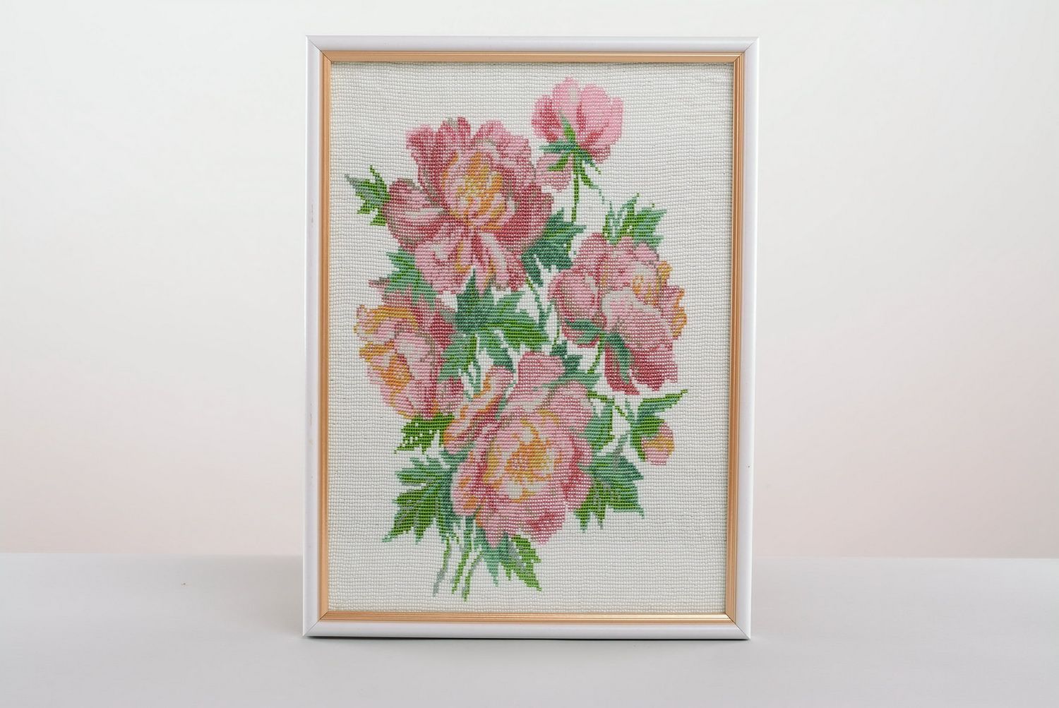 Woven picture Peony photo 4