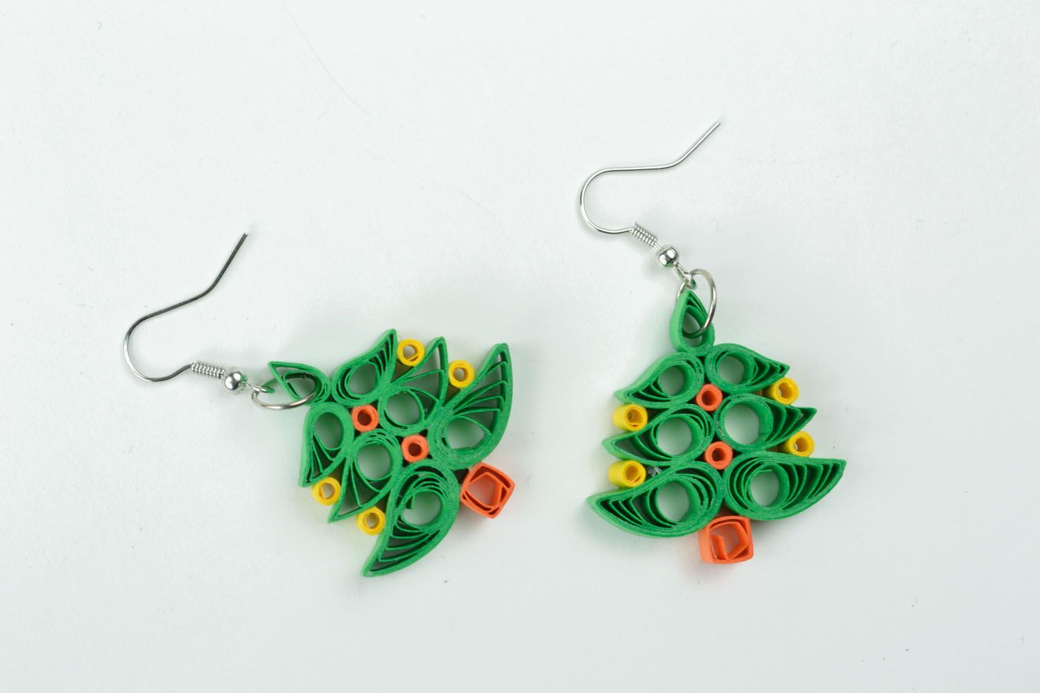 New Year lacy earrings photo 3