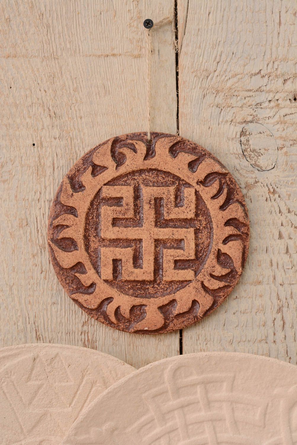 Pingente talismã de interior de cerâmica para a decoração da casa Rodovik foto 3