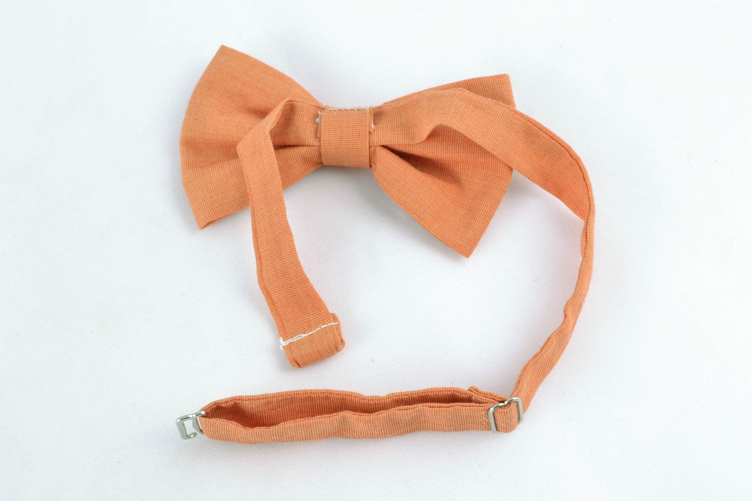 Handmade cotton bow tie photo 5