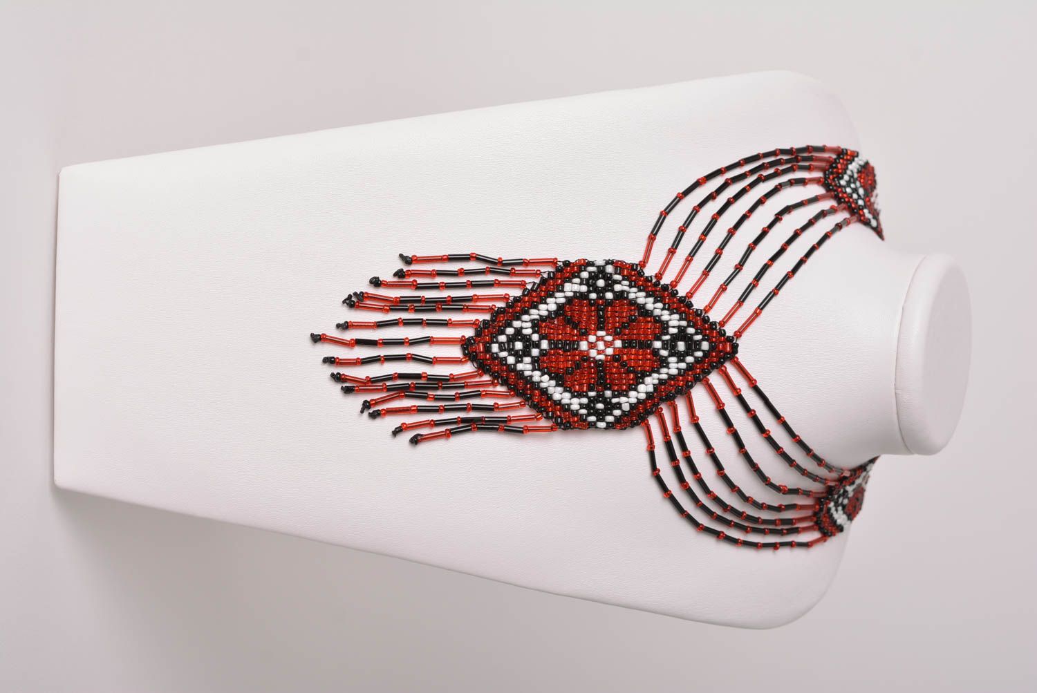 Collar de abalorios hecho a mano étnico bisutería de moda accesorio para mujer foto 2
