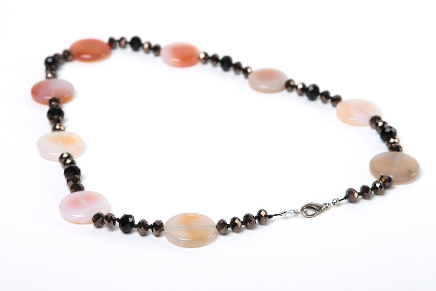 Handmade necklace bead necklace gemstone jewelry designer accessories gift ideas photo 4