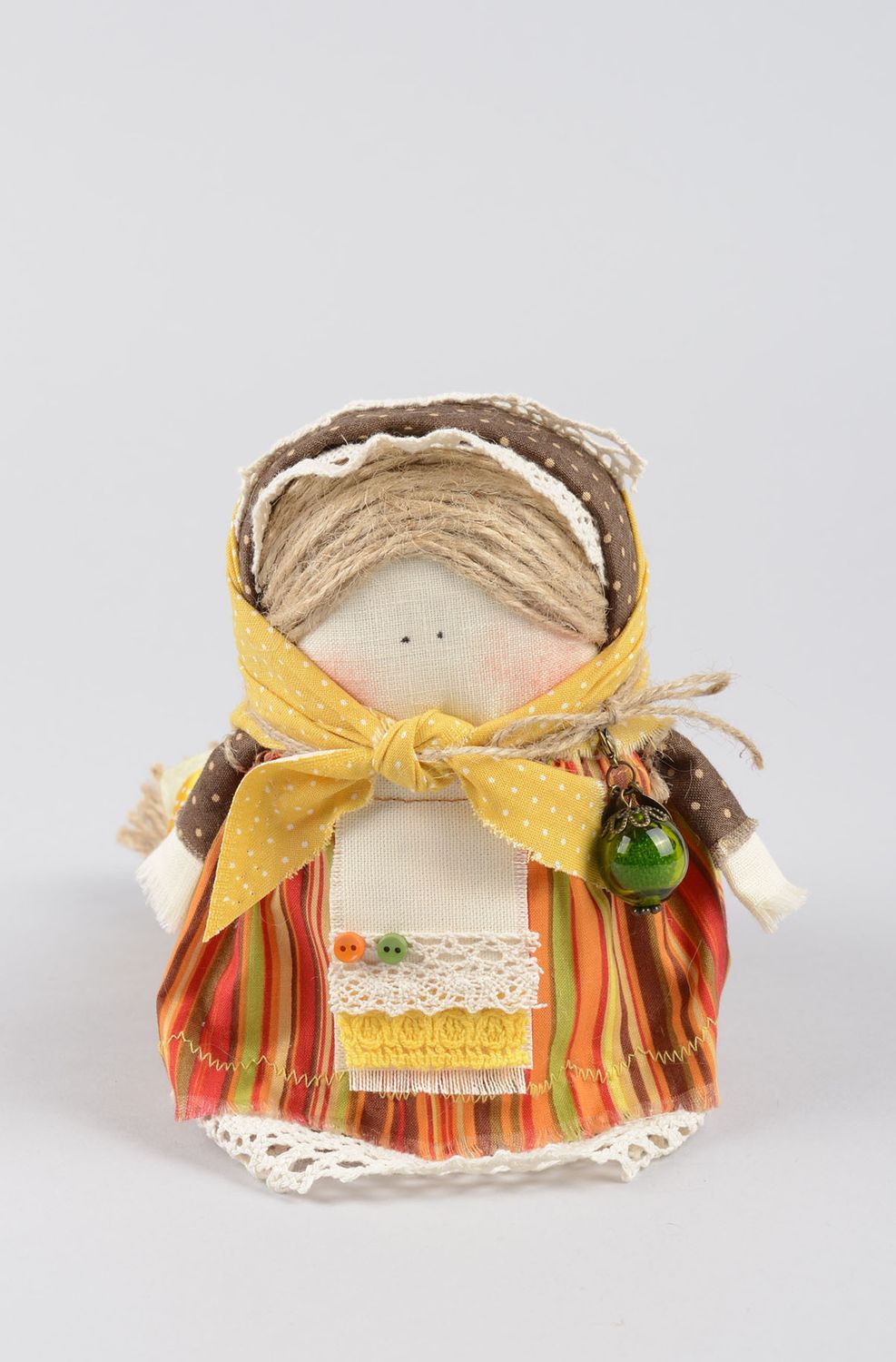 Muñeca de trapo hecha a mano protectora decoración de hogar regalo original foto 1