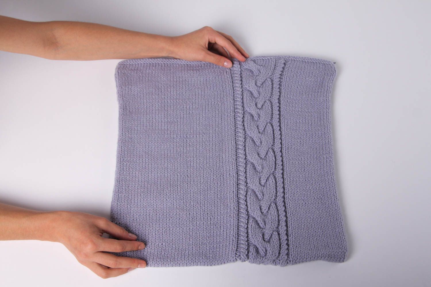 Fashion pillowcase handmade cushion case designer knitted home accessory photo 3