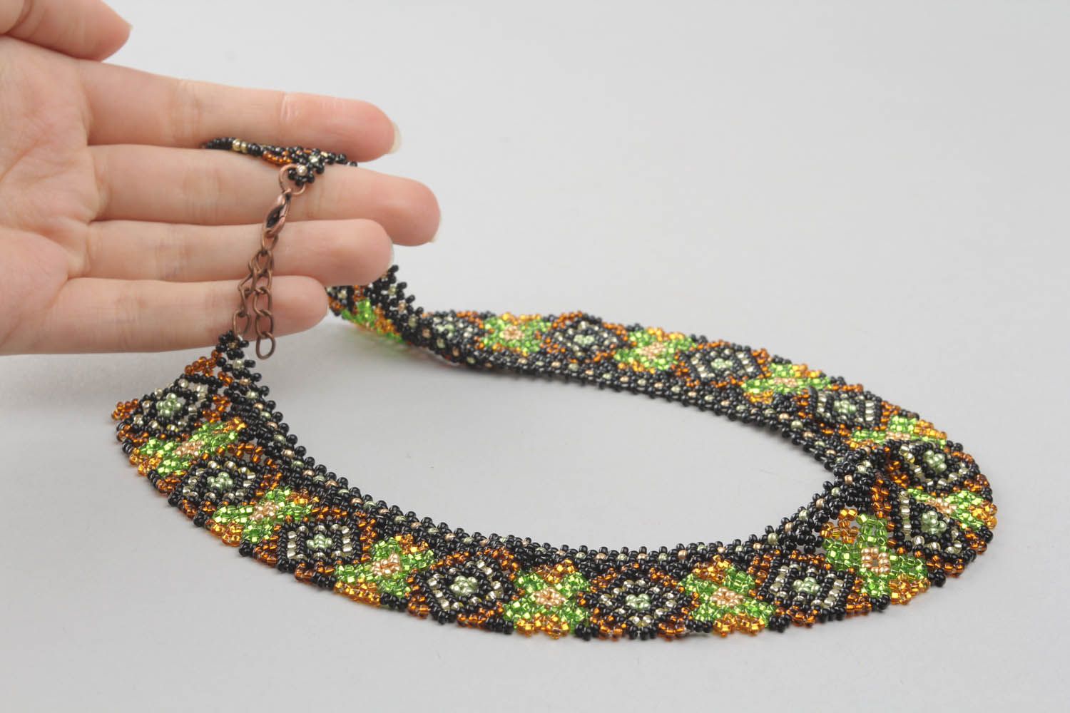 Czech beads necklace  photo 5