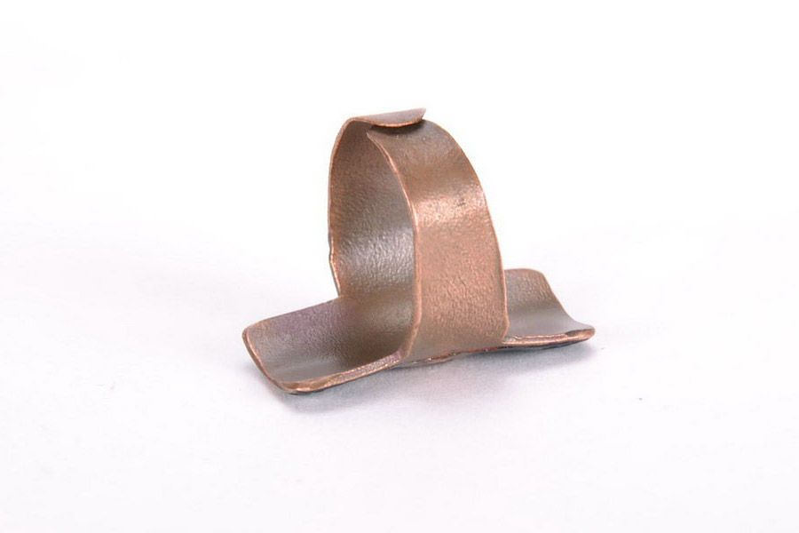 Massiver Ring aus Kupfer handmade foto 4