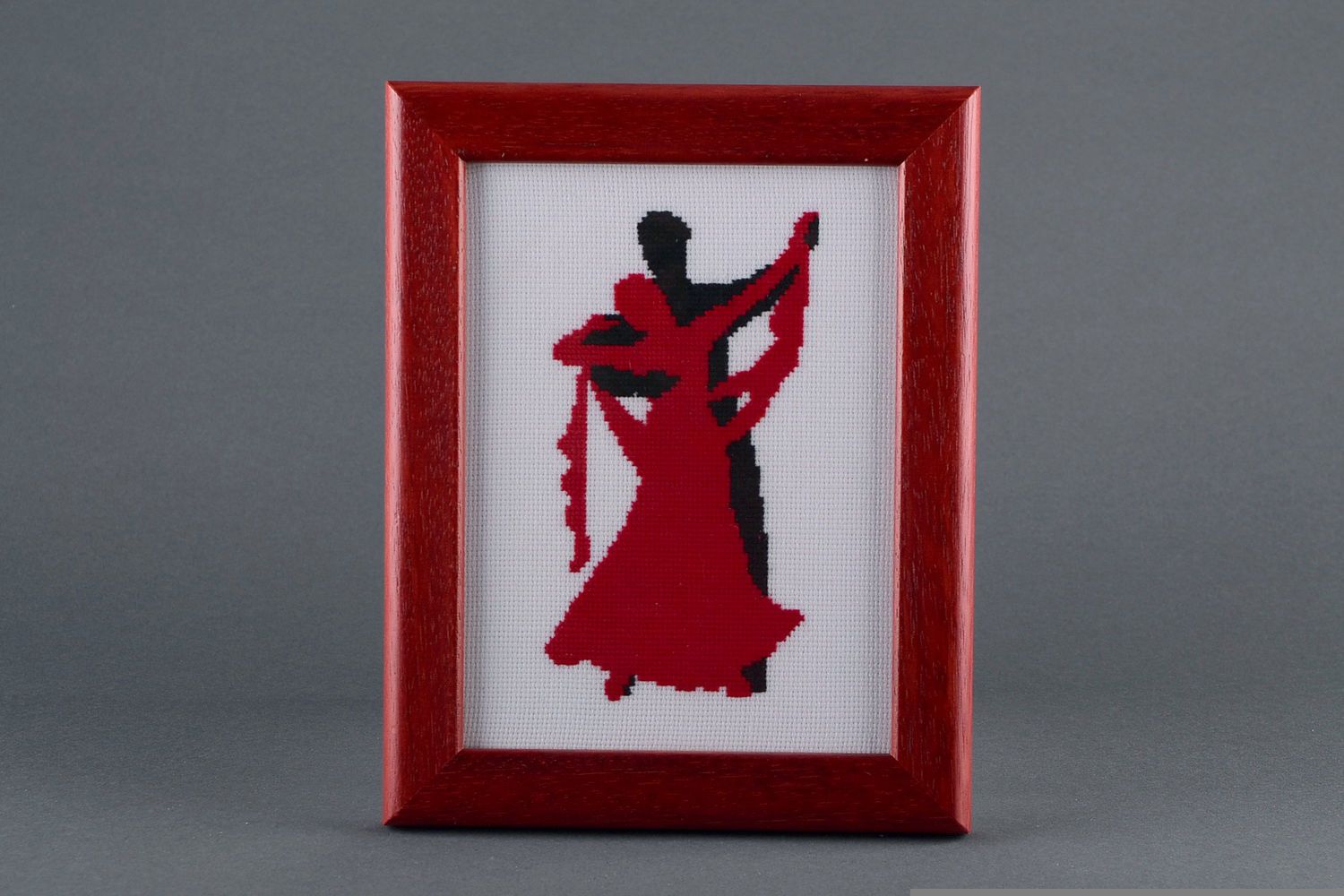 Embroidered painting Tango photo 2