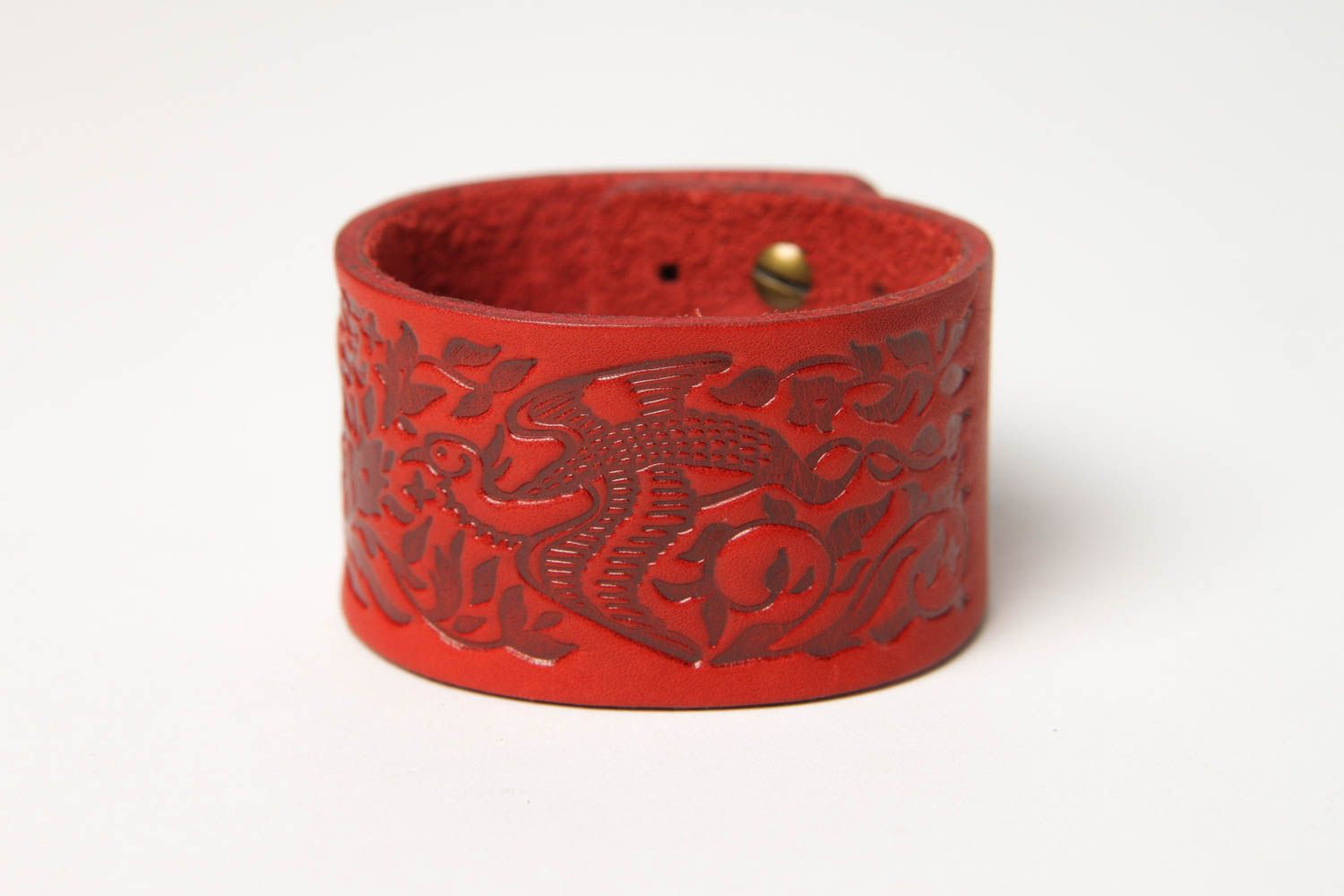 Unusual handmade wrist bracelet stylish leather bracelet cool jewelry ideas photo 2