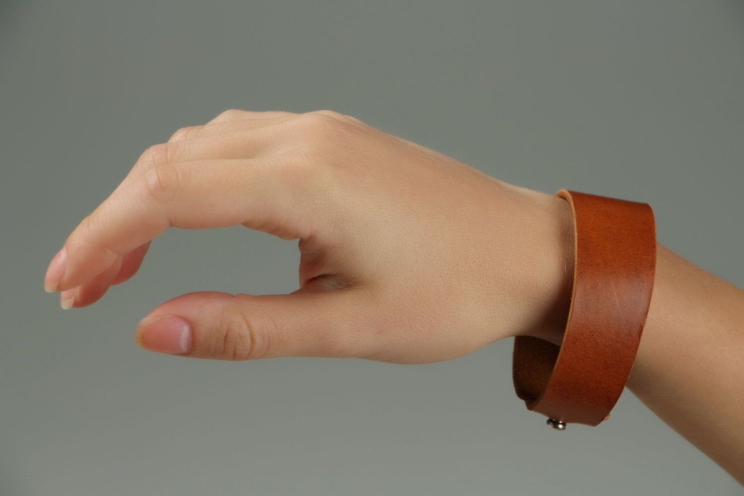 Bracelet de femme en cuir fait main  photo 5