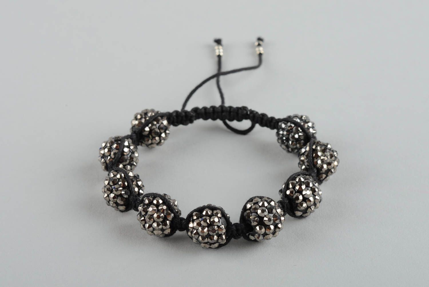 Cord bracelet handmade bracelet beaded jewelry designer accessories gift ideas photo 2