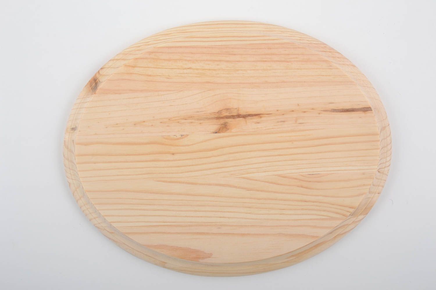 Plaque en bois à décorer faite main ovale ébauche originale pour serviettage photo 3